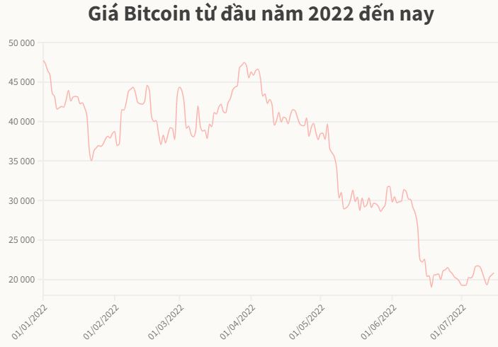 giá bitcoin từ đầu năm 2022 đến nay_ giá bitcoin vẫn đứng vững